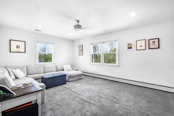 Interior, Living room, Recessed Lighting