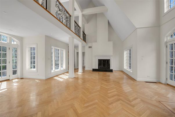Empty room, Fireplace, Interior, Wood Texture Flooring