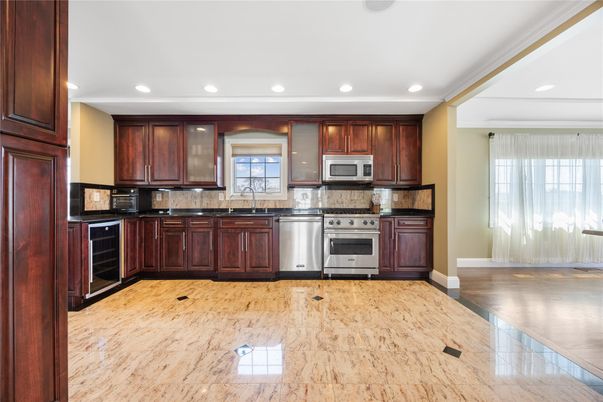 Interior, Kitchen, Recessed Lighting, Stainless Steel Appliances