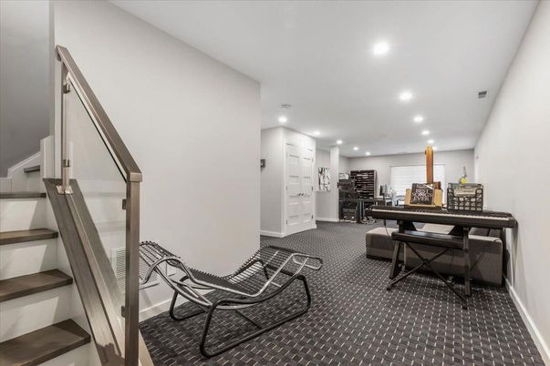 Home Office, Interior, Recessed Lighting