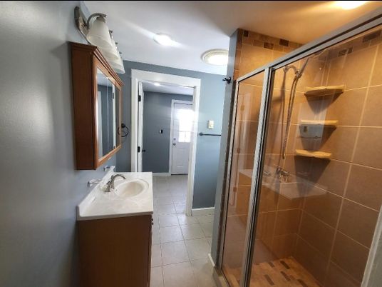 Bathroom, Glass Shower, Interior