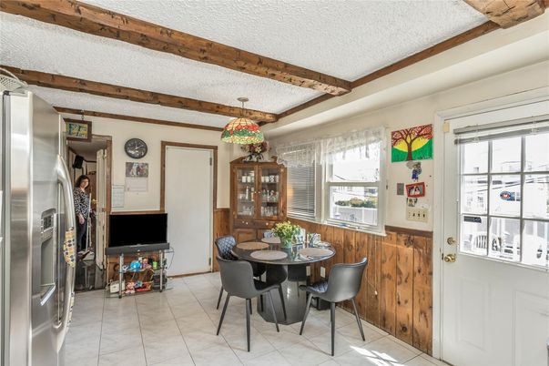 Dining room, Interior, Wooden Beams