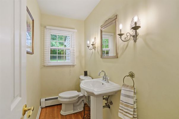 Bathroom, Interior, Wood Texture Flooring