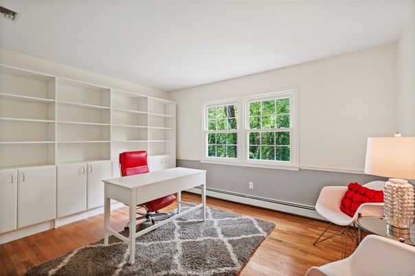 Home Office, Interior, Wood Texture Flooring