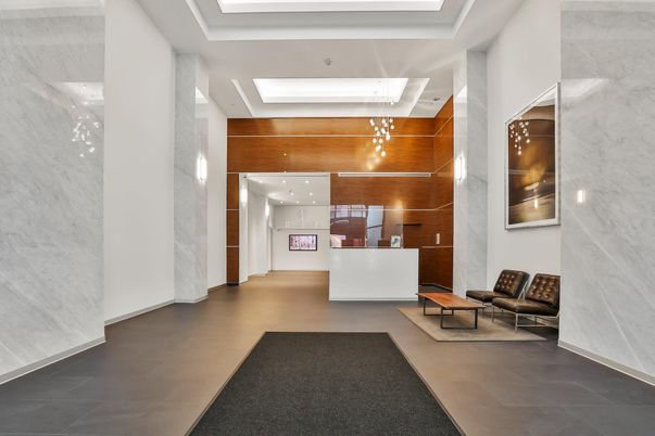 Interior, Marble Walls, Pendant Lights, Recessed Lighting
