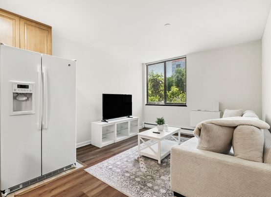 Interior, Kitchen, Living room, Wood Texture Flooring