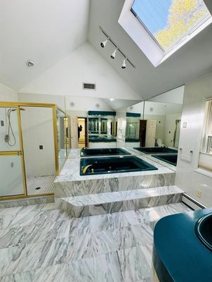 Bathroom, Billiard Table, Glass Shower, Interior, Marble, Pool