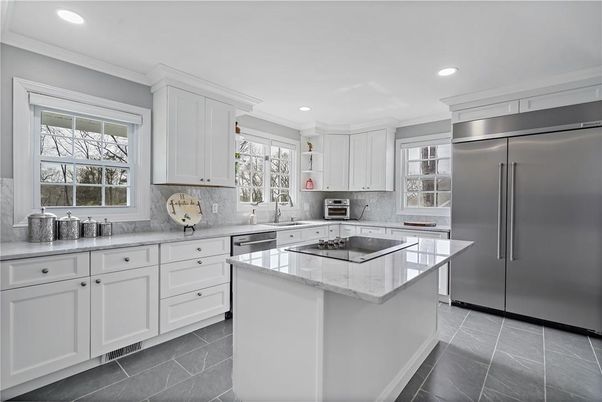 Interior, Kitchen, Recessed Lighting, Stainless Steel Appliances