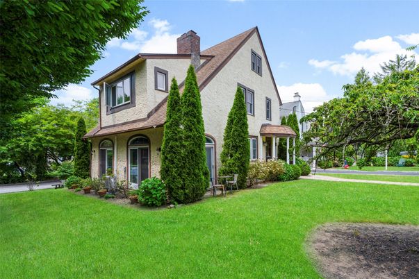 Backyard, Exterior, Facade, Brick Facade, Tudor Revival