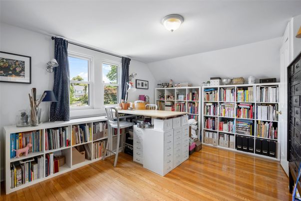 Home Office, Interior, Wood Texture Flooring