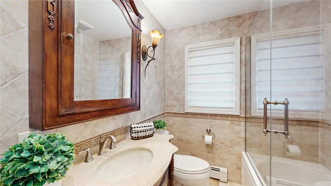 Bathroom, Glass Shower, Interior