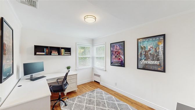 Home Office, Interior, Wood Texture Flooring