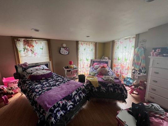 Bedroom, Interior, Wood Texture Flooring