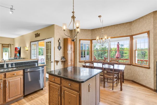 Chandelier, Dining room, Interior, Kitchen, Pendant Lights, Wood Texture Flooring