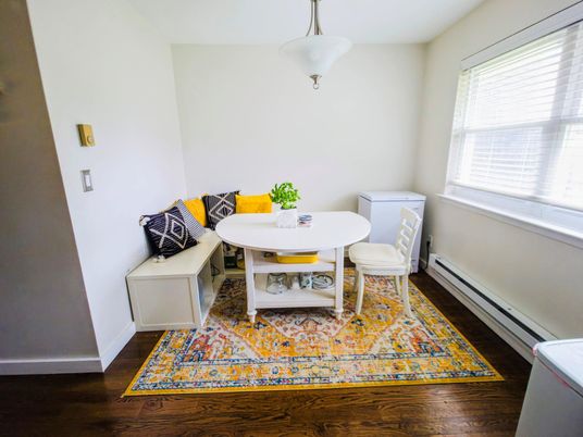 Dining room, Interior, Wood Texture Flooring