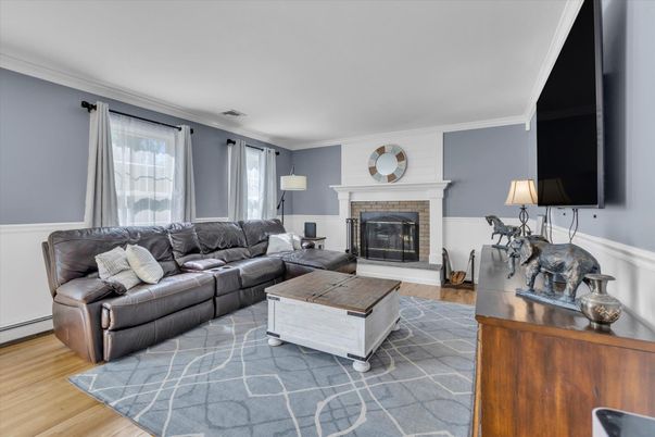 Fireplace, Interior, Living room, Wood Texture Flooring