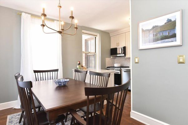 Chandelier, Dining room, Interior, Kitchen, Wood Texture Flooring