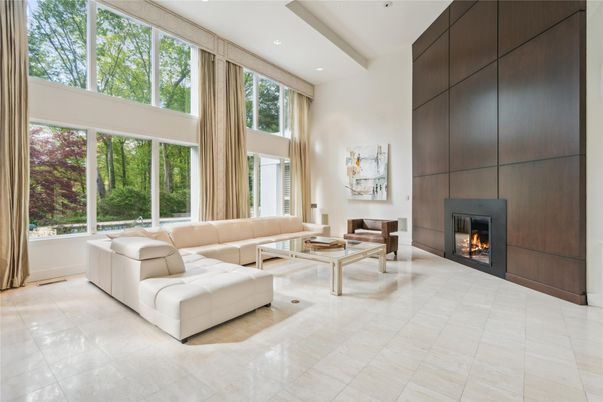 Fireplace, Interior, Living room, Recessed Lighting