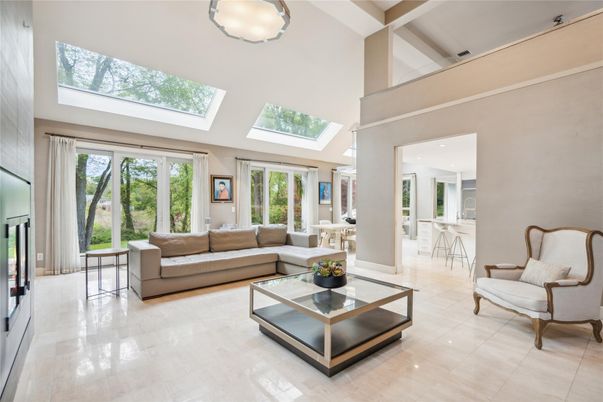 Interior, Living room, Recessed Lighting