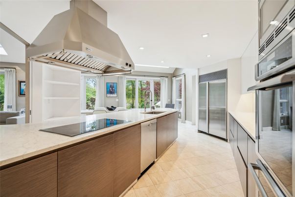 Interior, Kitchen, Recessed Lighting, Stainless Steel Appliances