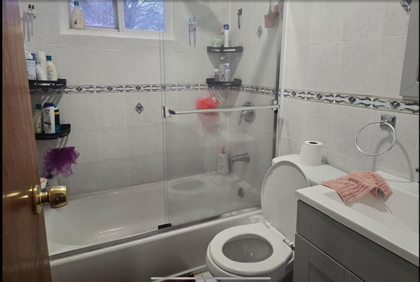 Bathroom, Glass Shower, Interior
