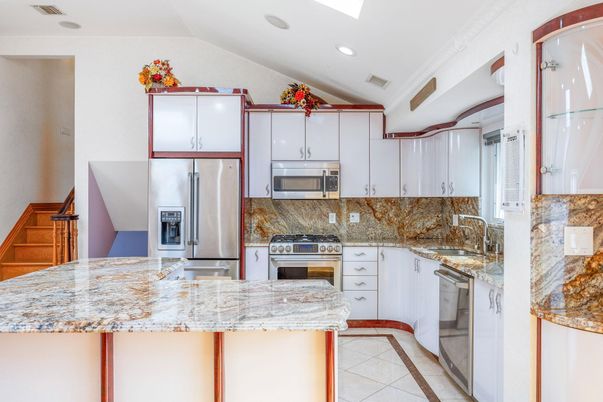 Interior, Kitchen, Recessed Lighting, Stainless Steel Appliances