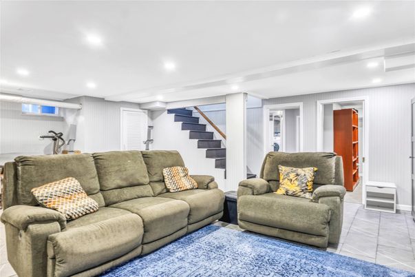 Interior, Living room, Recessed Lighting