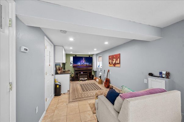 Interior, Living room, Recessed Lighting
