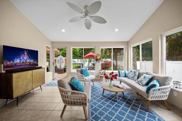 Interior, Living room, Recessed Lighting