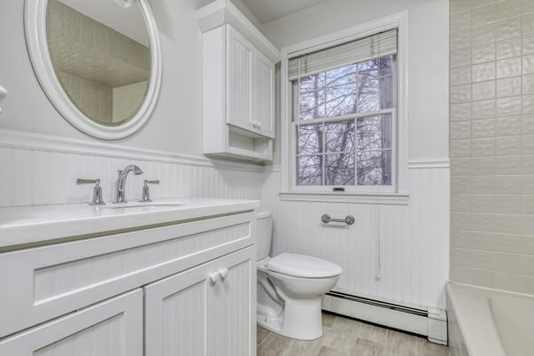 Bathroom, Interior, Wood Texture Flooring
