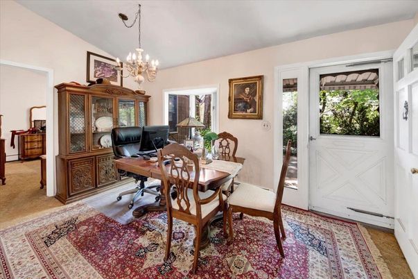 Chandelier, Home Office, Interior