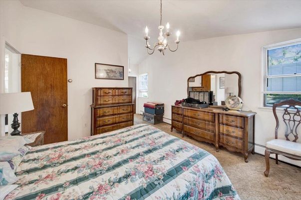 Bedroom, Chandelier, Interior