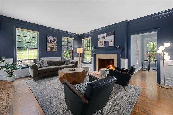 Fireplace, Interior, Living room, Wood Texture Flooring