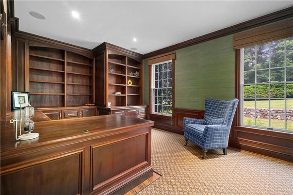 Home Office, Interior, Recessed Lighting