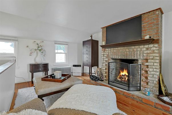 Fireplace, Interior, Living room, Wood Texture Flooring