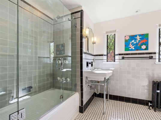 Bathroom, Glass Shower, Interior