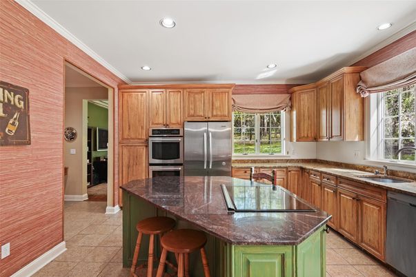 Interior, Kitchen, Recessed Lighting, Stainless Steel Appliances
