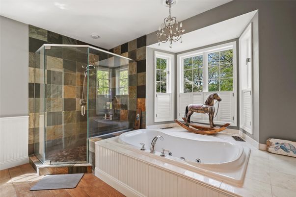 Bathroom, Glass Shower, Interior