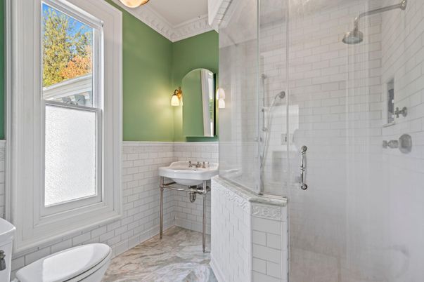 Bathroom, Glass Shower, Interior