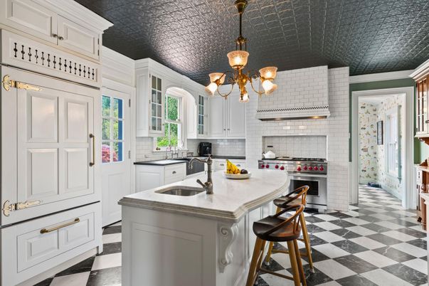 Interior, Kitchen, Pendant Lights, Stainless Steel Appliances