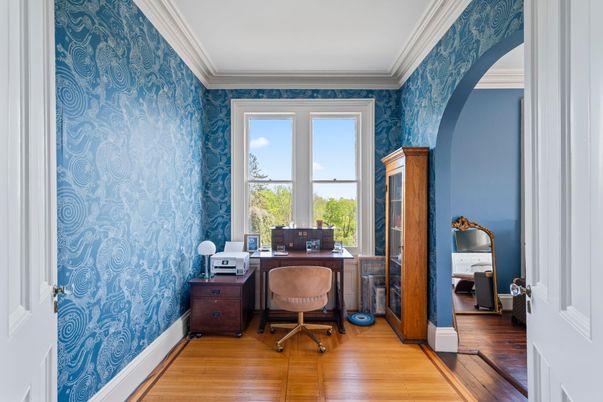 Home Office, Interior, Wood Texture Flooring