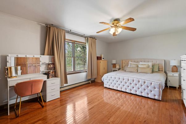 Bedroom, Home Office, Interior, Wood Texture Flooring