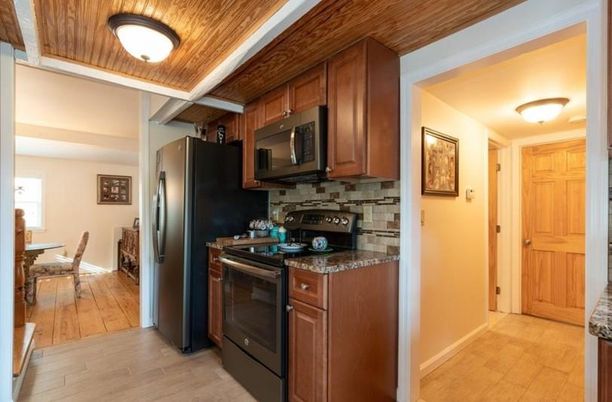 Dining room, Interior, Kitchen, Wooden Ceilings, Wood Texture Flooring