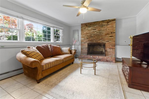 Fireplace, Interior, Living room, Stone Walls