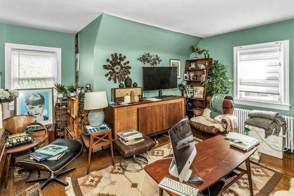 Home Office, Interior, Wood Texture Flooring