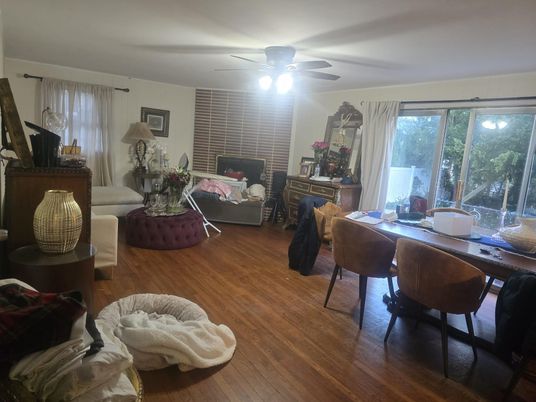 Dining room, Interior, Wood Texture Flooring