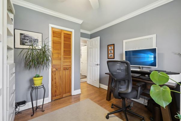Home Office, Interior, Wood Texture Flooring