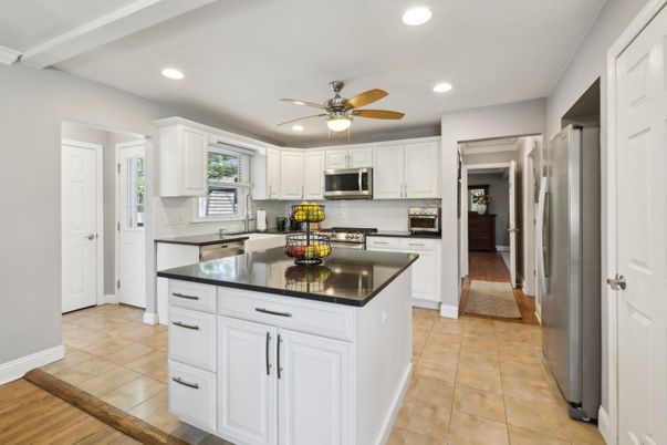 Interior, Kitchen, Recessed Lighting, Stainless Steel Appliances