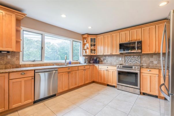 Interior, Kitchen, Recessed Lighting, Stainless Steel Appliances