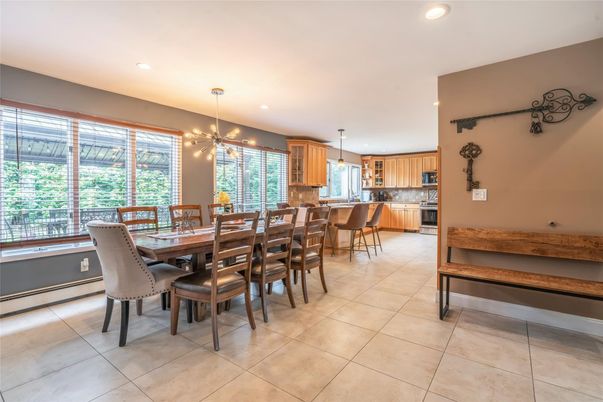 Dining room, Interior, Kitchen, Pendant Lights, Recessed Lighting